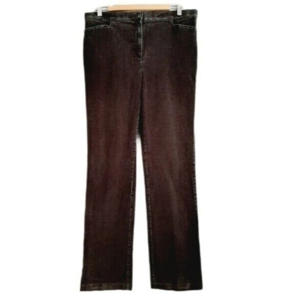 NORTHERN REFLECTIONS Essential Slim Corduroy Pants Grey Sz 12 - Picture 2 of 11